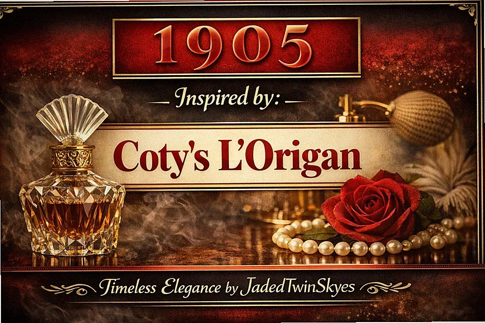 1 9 0 5 ~A Luxury Oil Fragrance inspired by Coty's L'Origan .34 fl oz