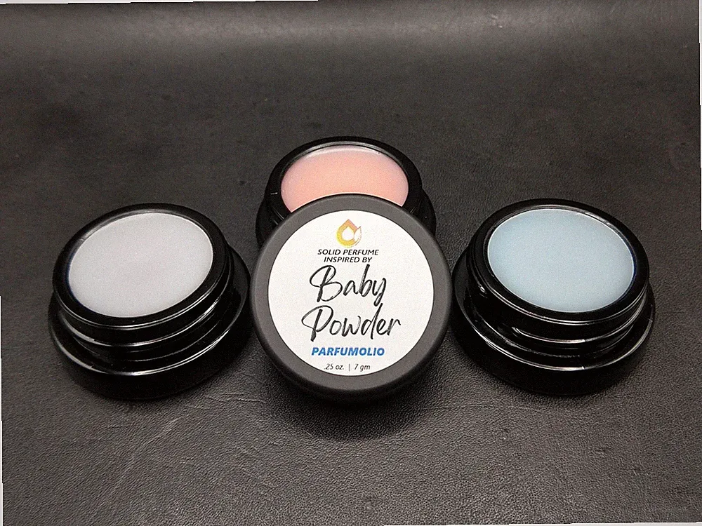 BABY POWDER Solid Perfume - Fragrance Body Oils - 7gm - Unisex
