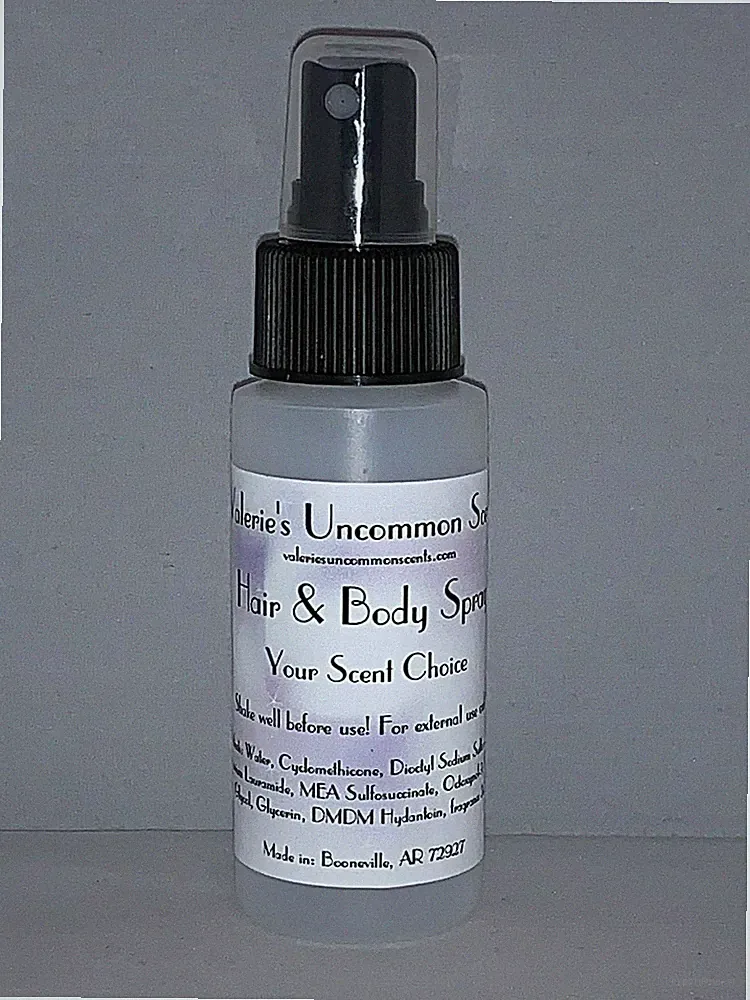 Baby Powder scented HAIR & BODY PERFUME FRAGRANCE SPRAY MIST 2oz