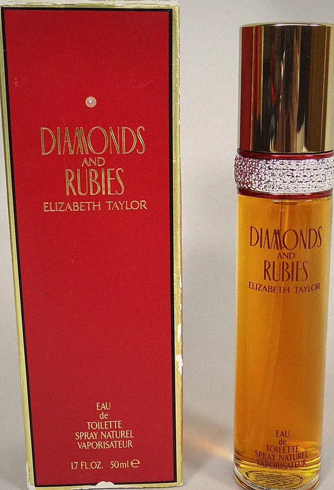 Diamonds Rubies Perfume EDT Elizabeth Taylor 1.7 oz 50ml Powdery Floral Vanilla