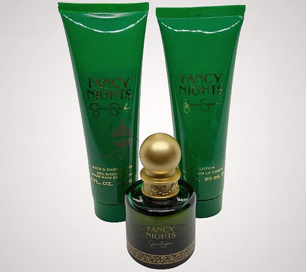 Fancy Night Women Jessica Simpson EDP Spray 1.0 oz+Lotion+Gel - GIFT SET