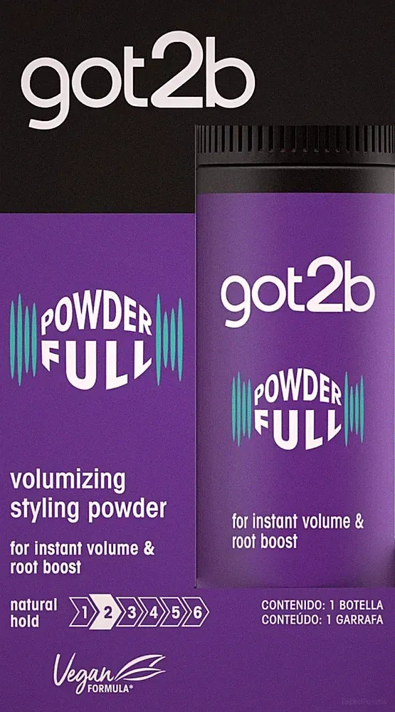 Got2B Schwarzkopf Powder'ful Unisex Root Hair Styling Powder, For Instant Vol...
