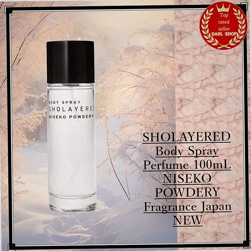 SHOLAYERED Body Spray Perfume 100mL NISEKO POWDERY Fragrance Japan NEW