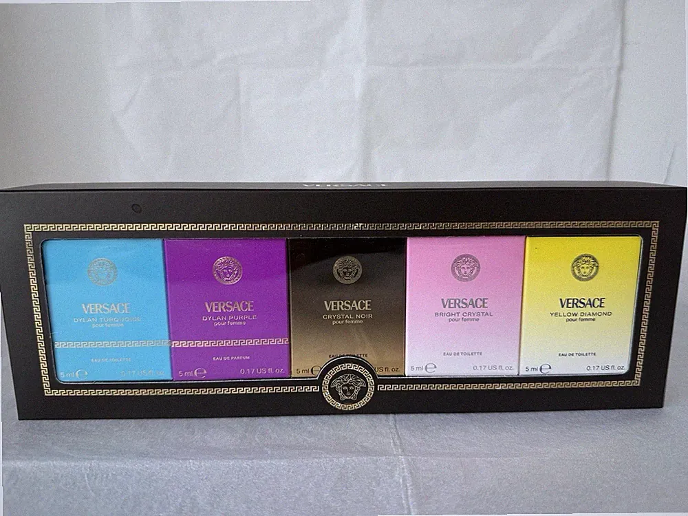 VERSACE MINIATURES COLLECTION | Women's 5 Pcs Gift Set 0.17 Oz Splash