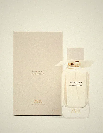 ZARA Powdery MAGNOLIA Eau de Toilette Perfume Spray Women RARE 3.4oz 100ml BoX